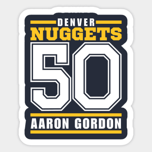 Denver Nuggets Gordon 50 Basketball Player Sticker